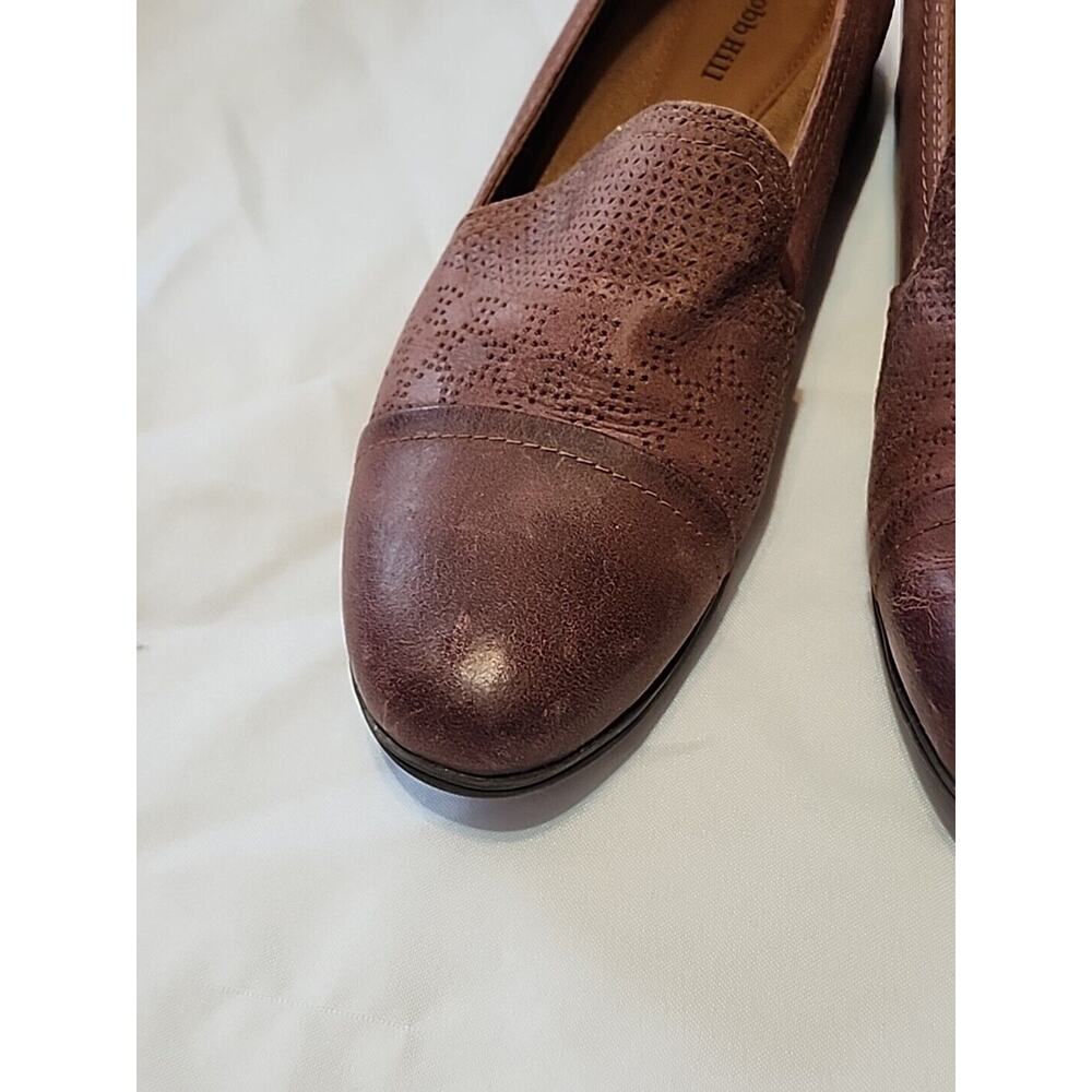 Rockport Cobb Hill Shoes Womens 9 Crosbie Slip On Loafer CI6210 Burgundy - Picture 3 of 12